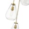 Z-Lite Ayra 3 Light Pendant, Olde Brass & Clear 488P8-3R-OBR - alternate 6